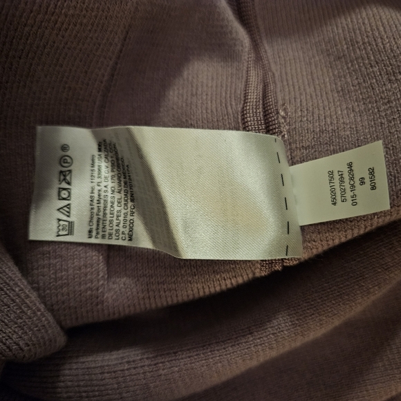 Chico's Lavender Mock Neck Pullover Sweater Heavyweight W Pockets Sz 0 NWT - Picture 8 of 9